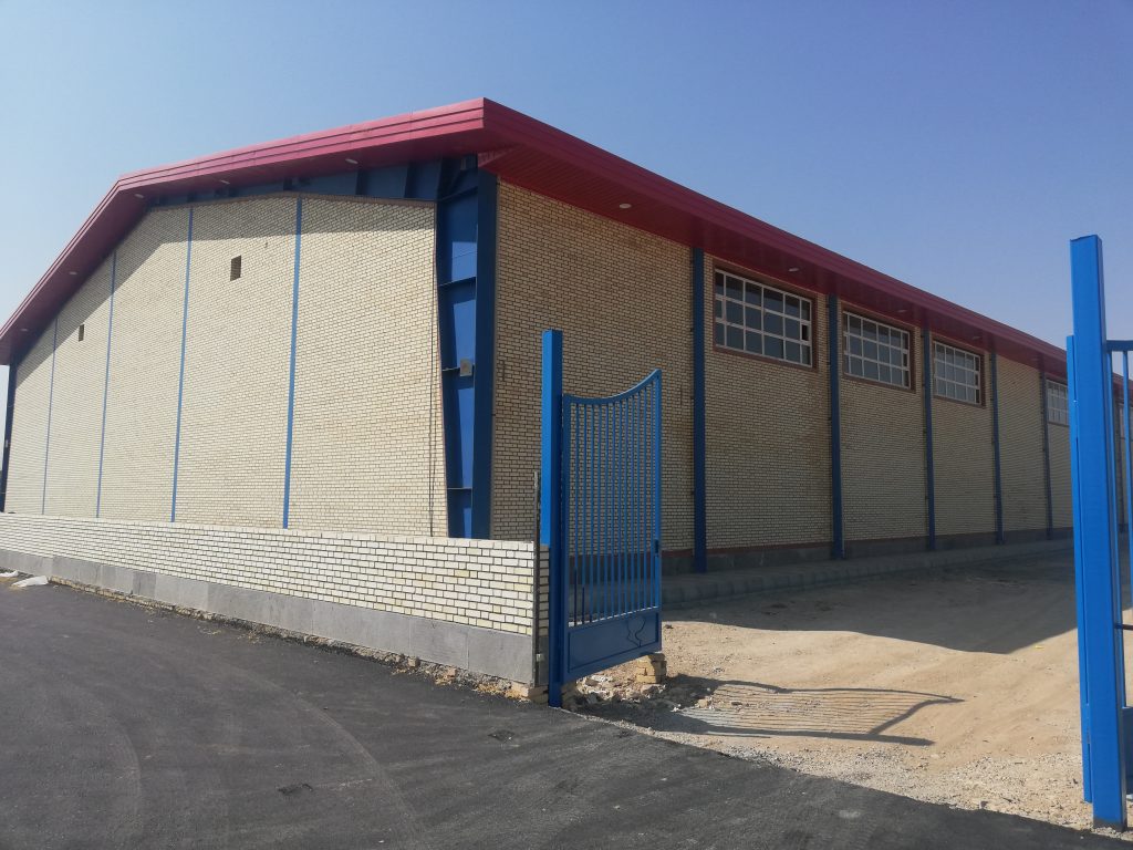Construction of a sports hall in Nasirabad neighborhood