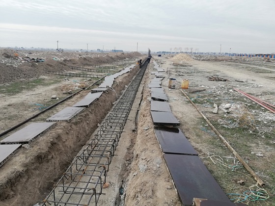 Execution of the wall construction project of Imam Hussein Hospital