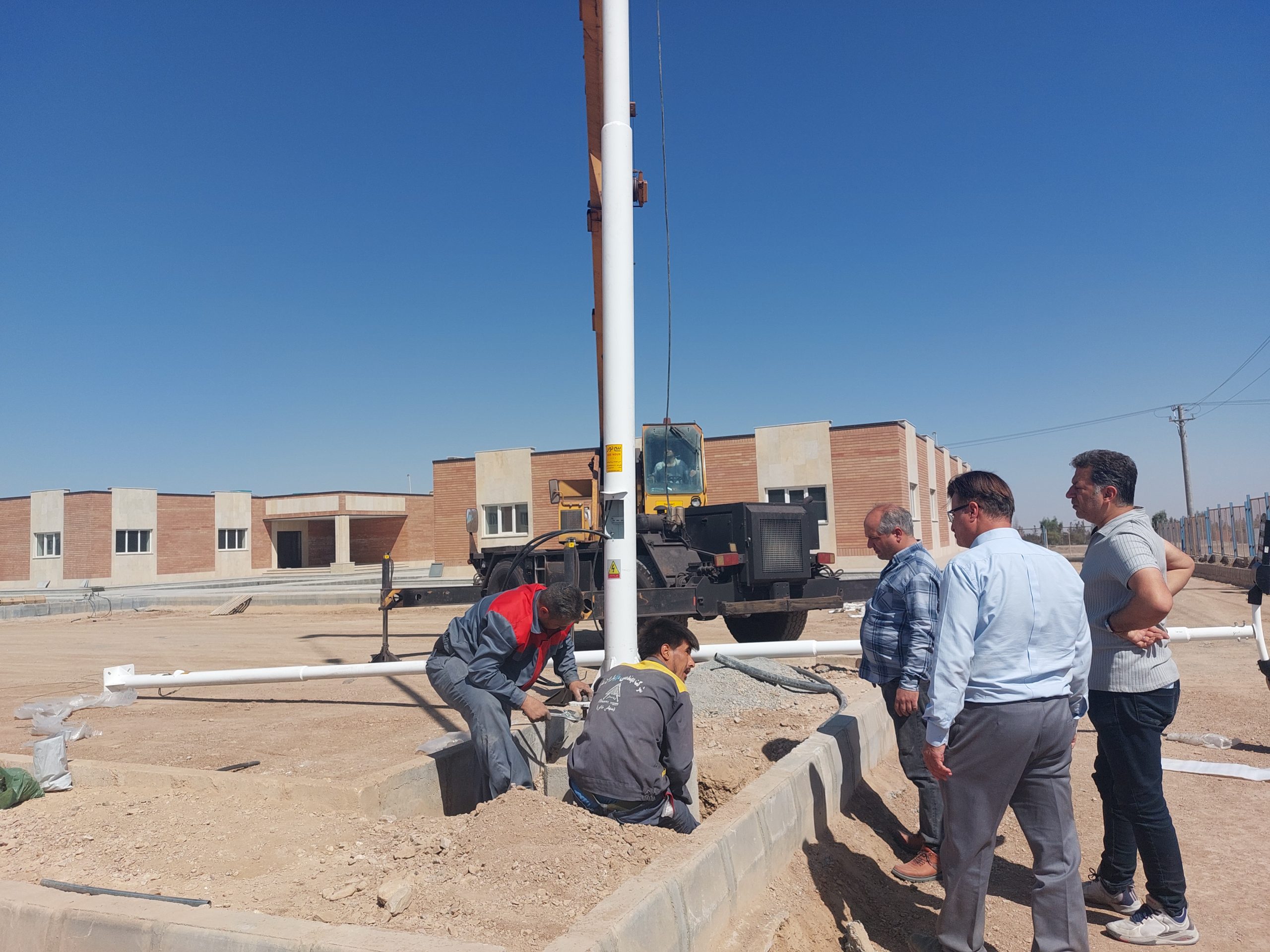 Installation and Setup of the Lighting System for the ChadorMalu Project Site