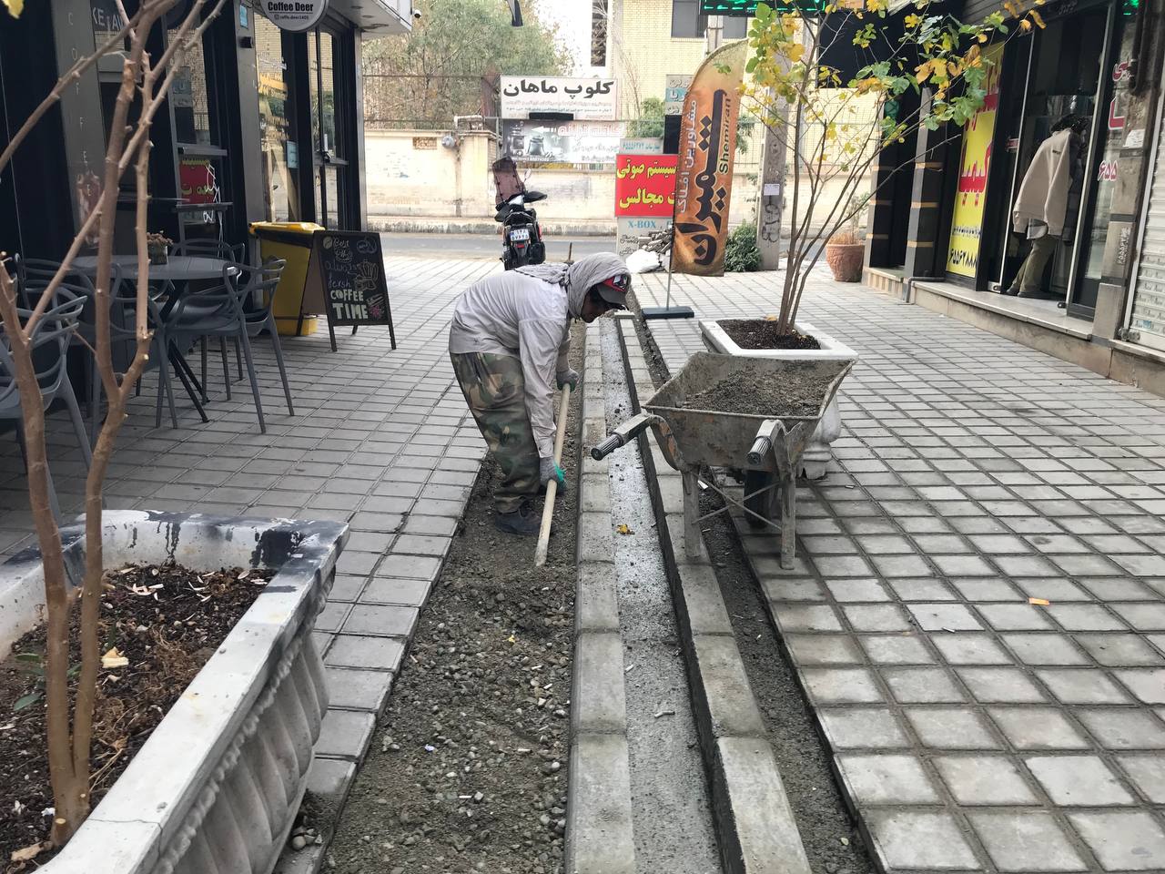 Sidewalk Construction and Renovation Project in Andisheh City – 23rd of November 2024