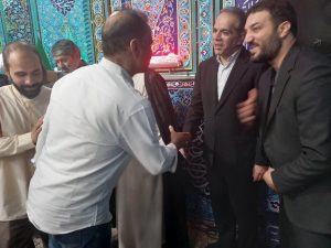 Celebrating the company’s cultural partner with the presence of the mayor and officials of Andisheh city