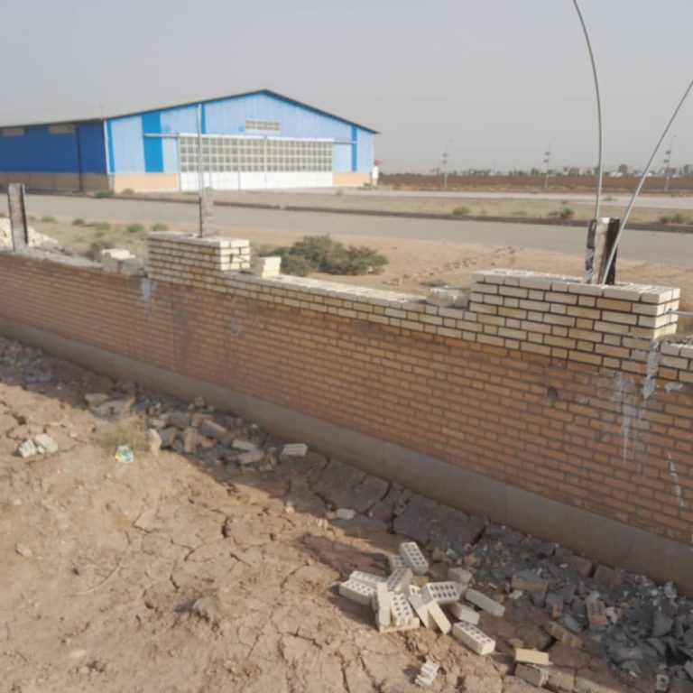 Completion of the perimeter wall construction of the Nasirshahr Satellite Base