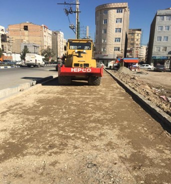 ساماندهی حرایم معابر سطح شهر اندیشه – فاز 3