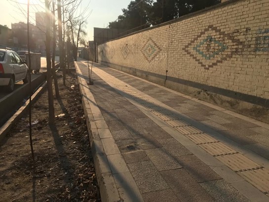 عملیات پیادهرو سازی معابر شهری نسیمشهر